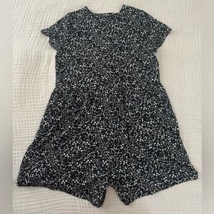 CARLY JEAN kaylee romper, size M, color black and white